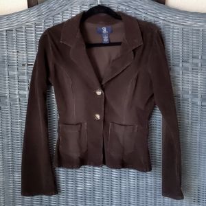 So.... Brown Corduroy Blazer. Junior's Size L